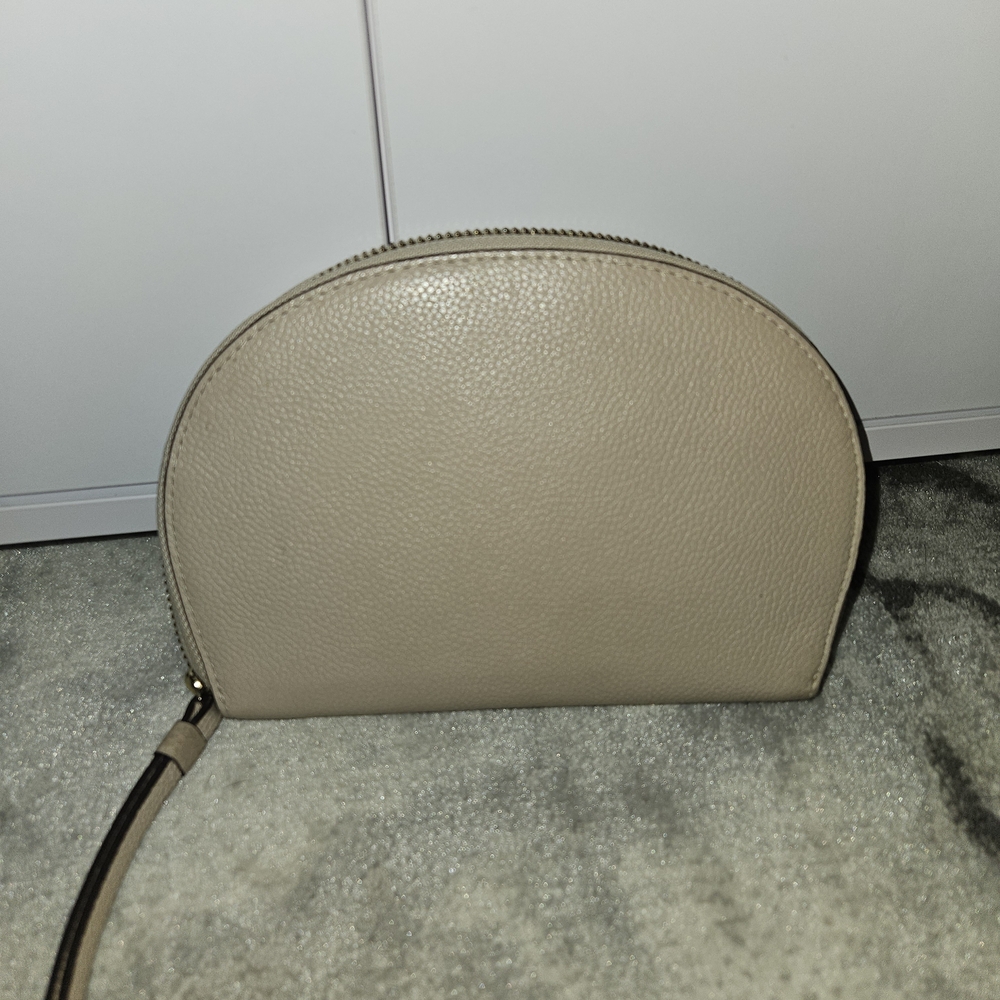 Kate Spade Taupe Leather Wristlet - Picture 2 of 3